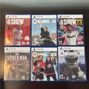 PS5 Game Lot (6 games)